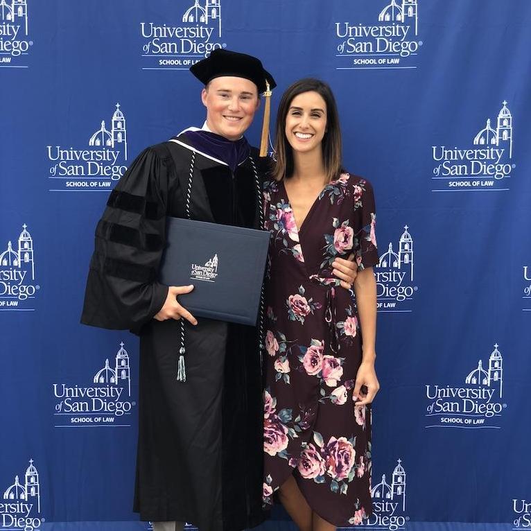 Brandon's graduation from law school. Right before we headed off to Hawaii!