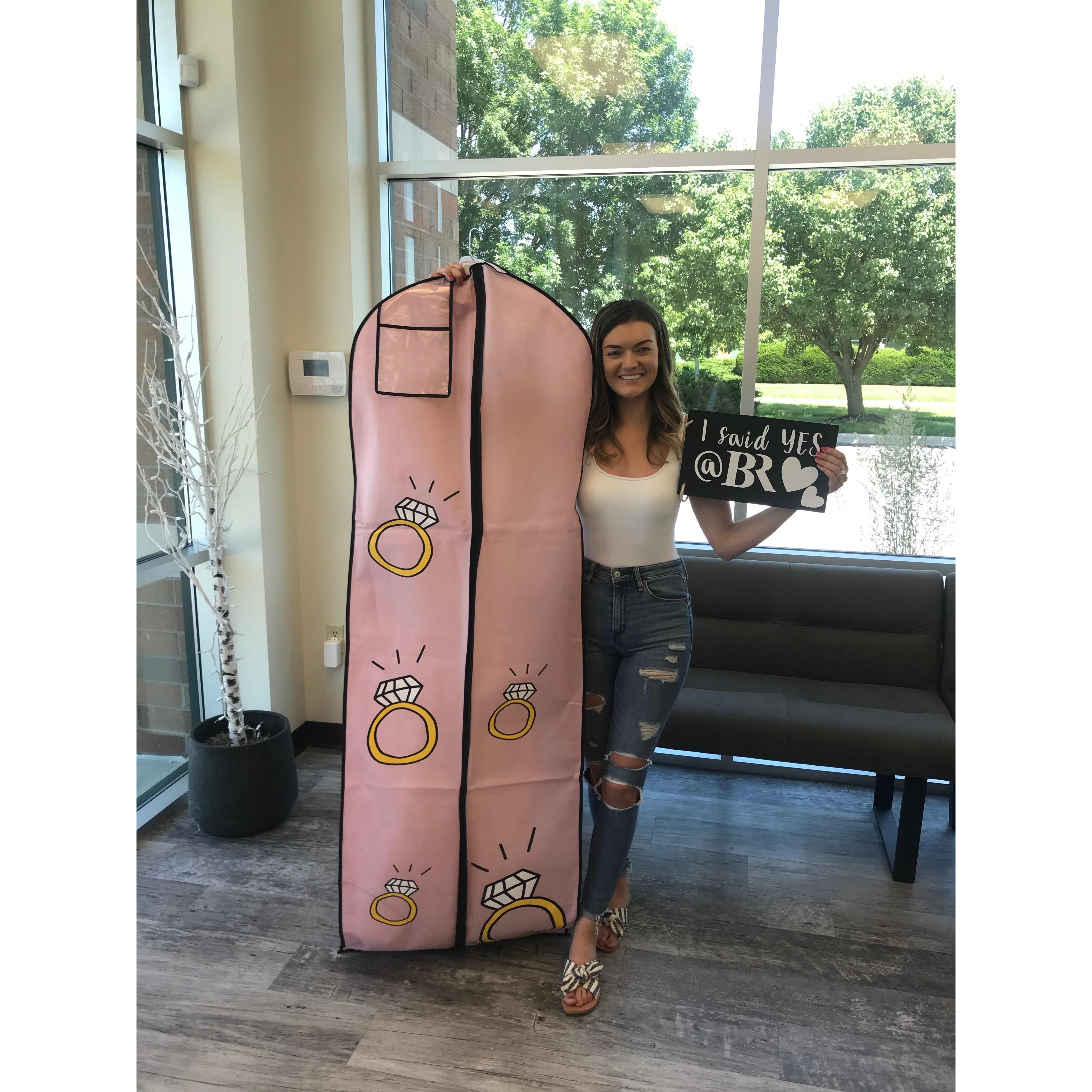 Said "YES" to the dress!
June 6th, 2020