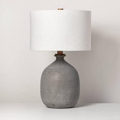 Resin Table Lamp Gray - Hearth & Hand™ with Magnolia