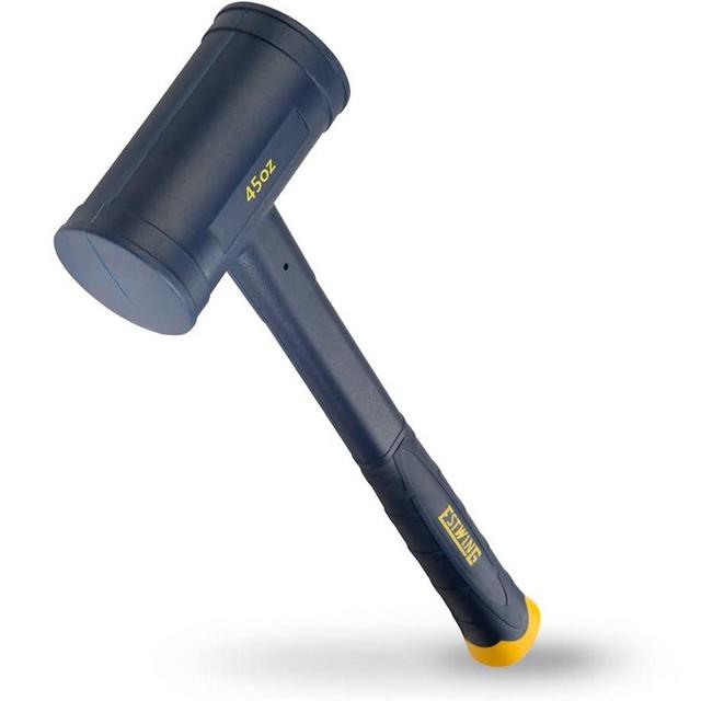 ESTWING Dead Blow Hammer - 45 oz Mallet with No-Mar Polyurethane & Cushion Grip Handle - CCD45