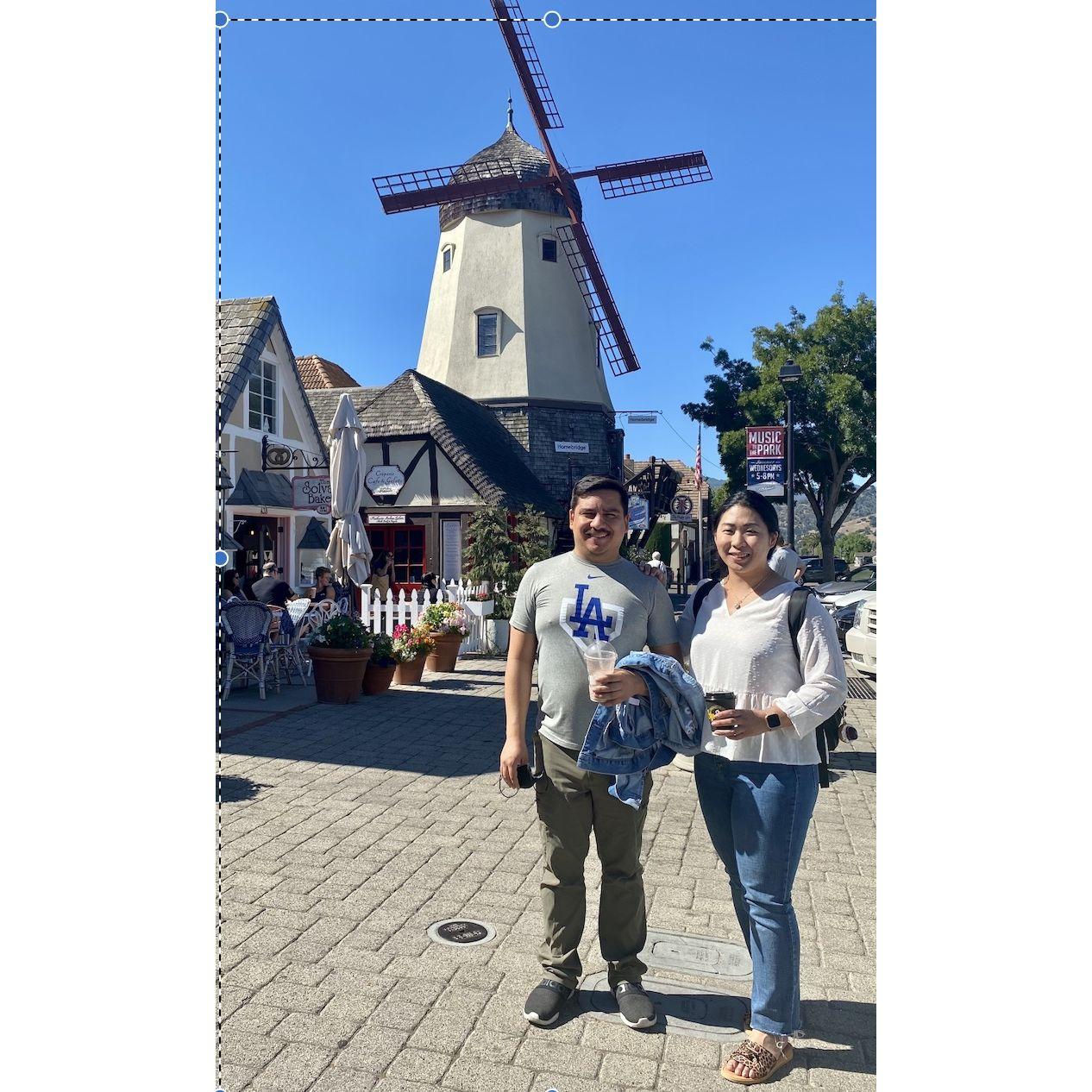 AUGUST 01, 2021-
Eloy and Christine's first roadtrip together was to Solvang.