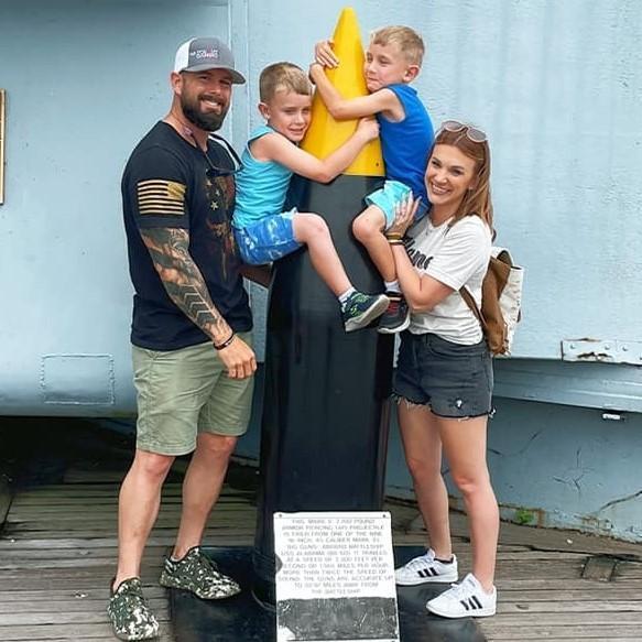 We visited the USS Alabama on the way to the beach!
