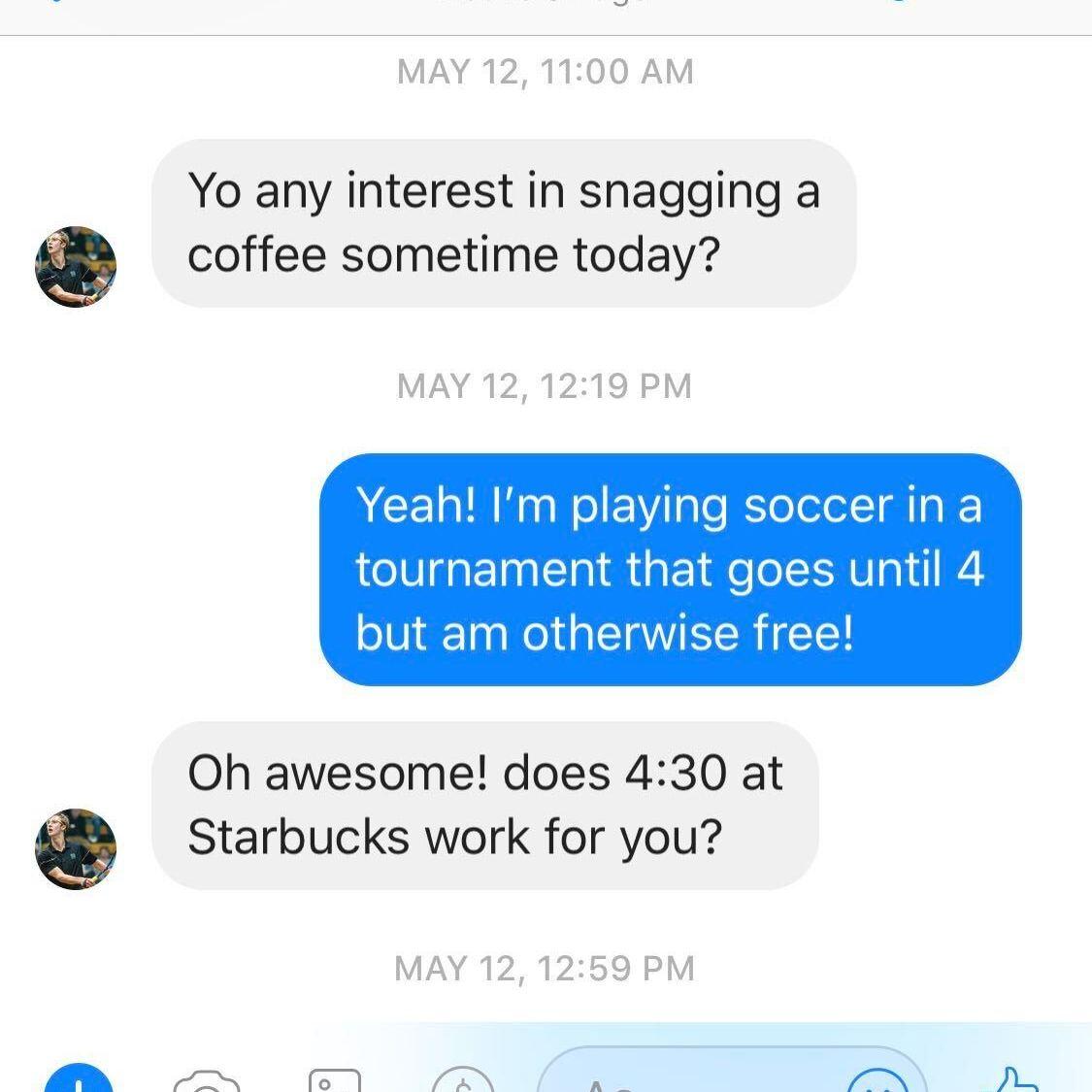 May 12, 2018. The start of our dating story.
