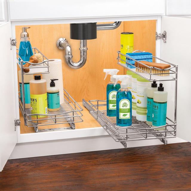 Lynk Professional® 11.5 x 21 Slide Out Under Sink Pull Out Drawer