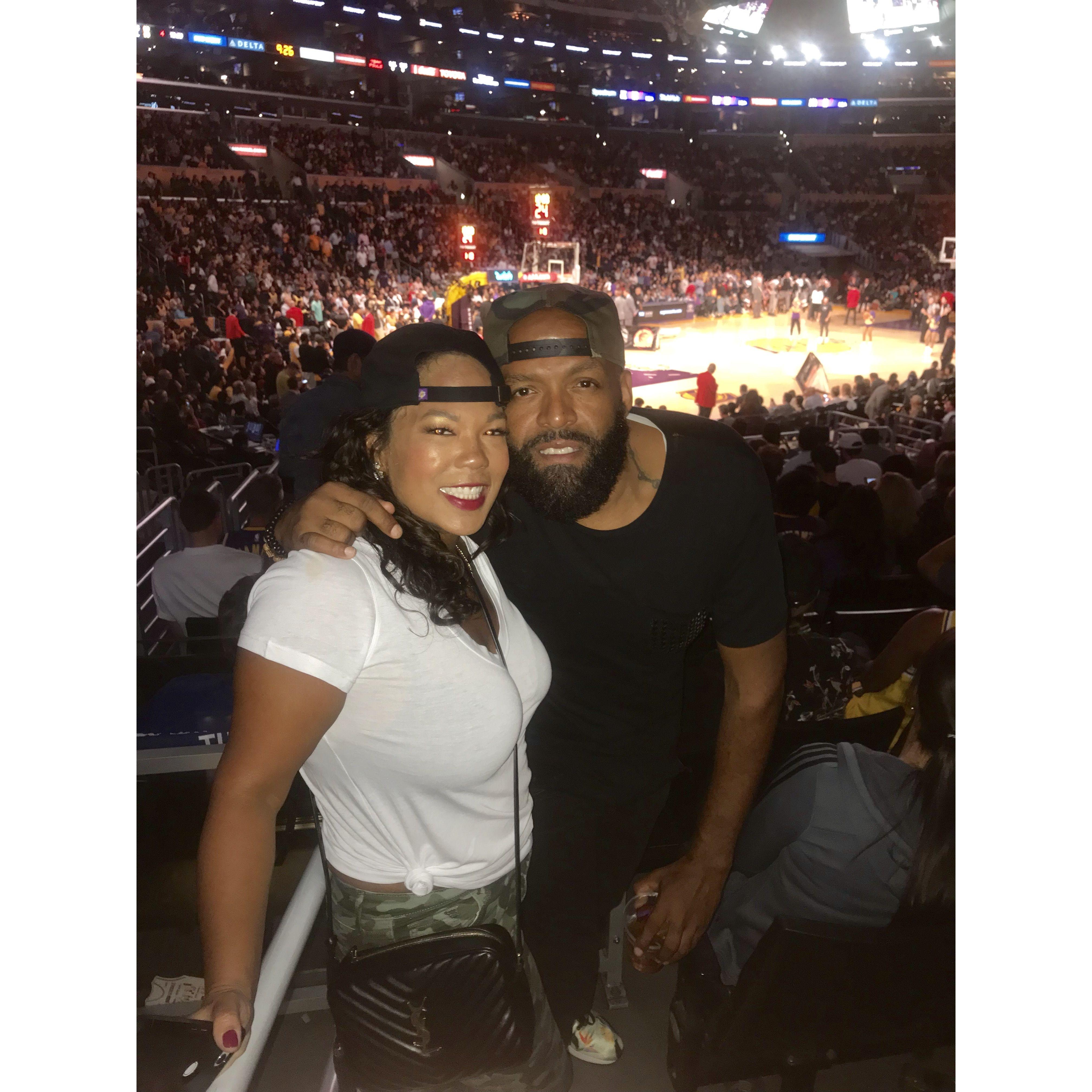 2018 our first trip to LA. Go Lakers!
