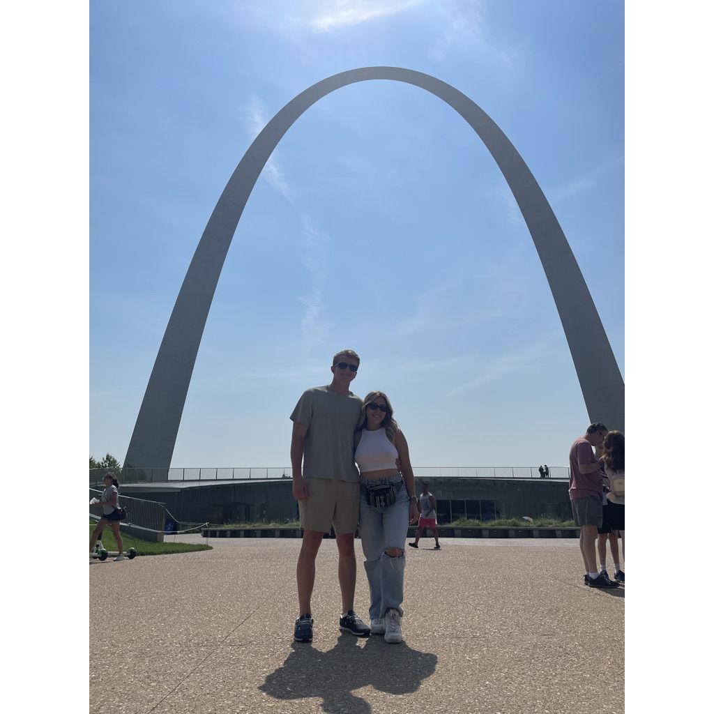 Our first trip together: St. Louis 6 flags!