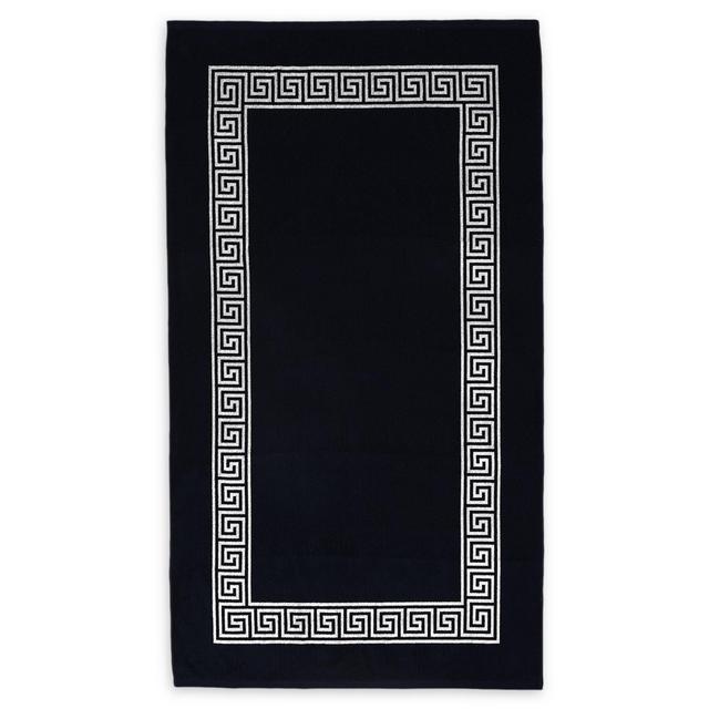 Wamsutta® Greek Key Beach Towel in Navy