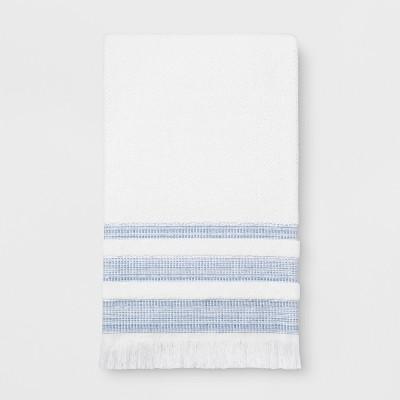 Chambray Border Stripe Towel - Threshold™