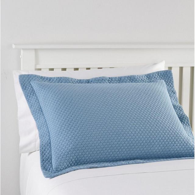 Organic Honeycomb Matelasse Sham