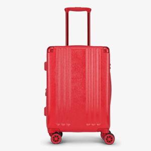Ambeur Carry-On Luggage in Metallic Red