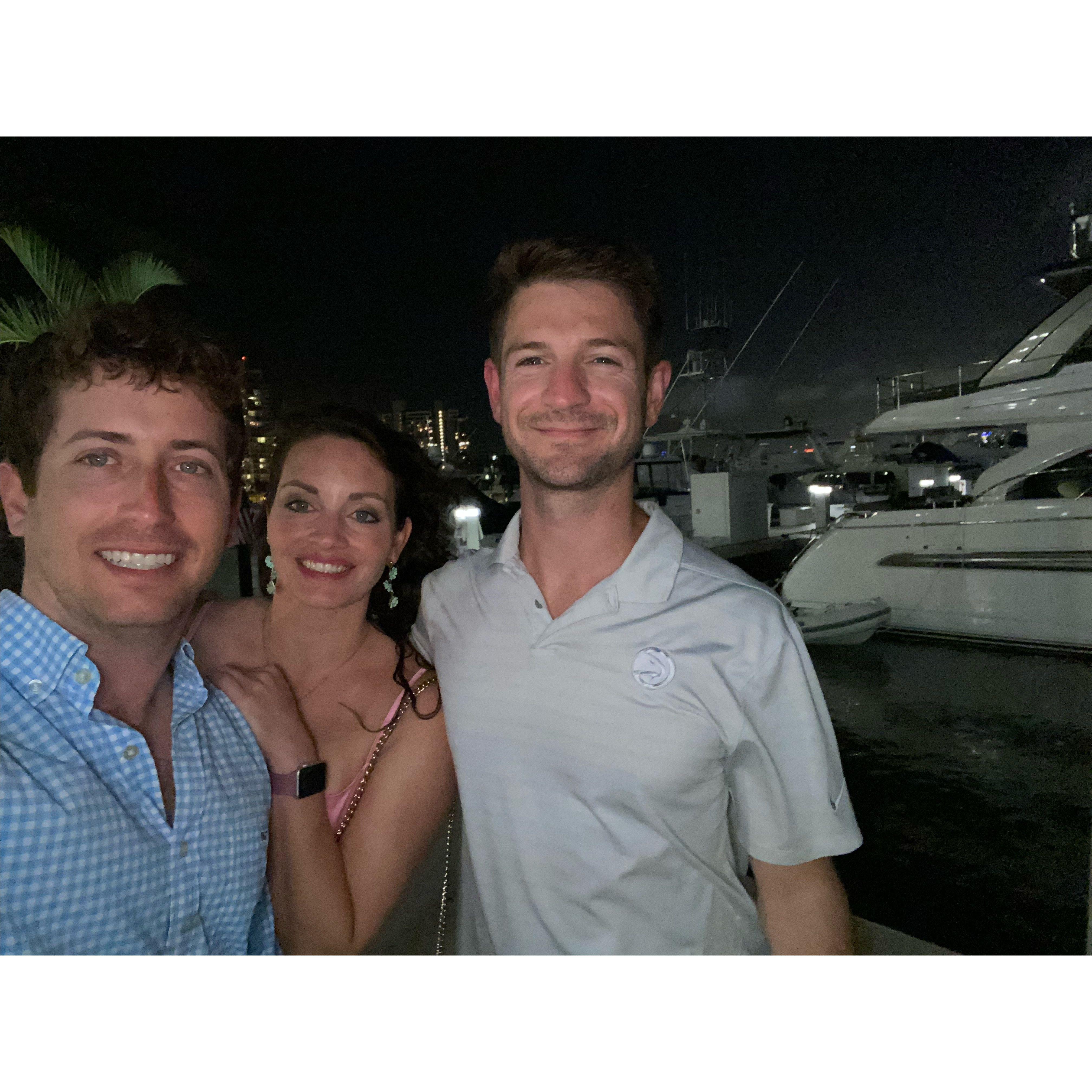 Took a trip to Miami to escape the snow and met Doug's cousin, Grant!
