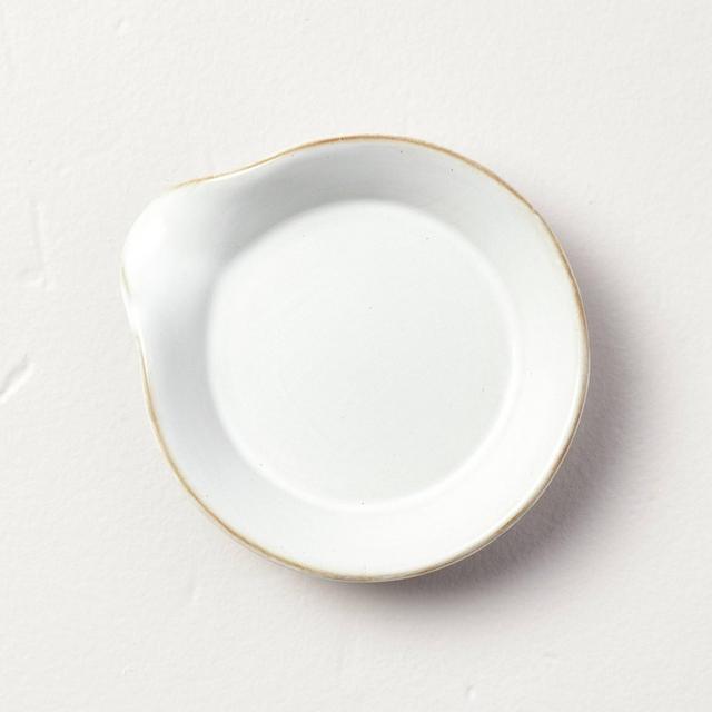 Fluted Ceramic Trinket Dish Vintage Cream - Hearth & Hand™ With