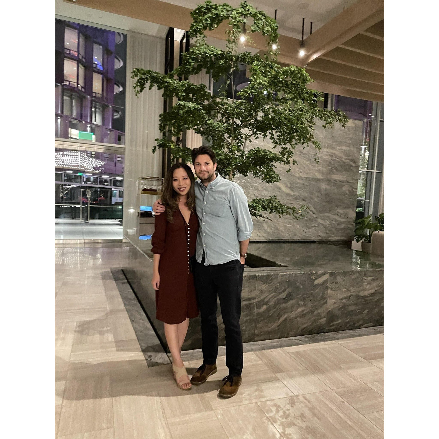 Our first Valentine's Day at the delicious Lumiere Brasserie in Century City in February 2022 (we returned for Valentine's Day the following year).