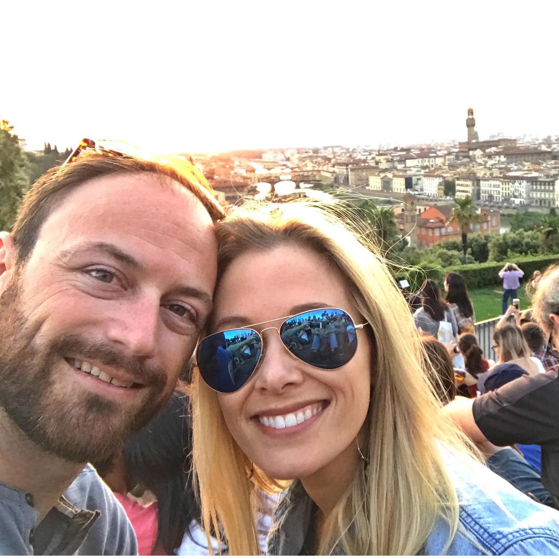 Sunset in Florence Italy