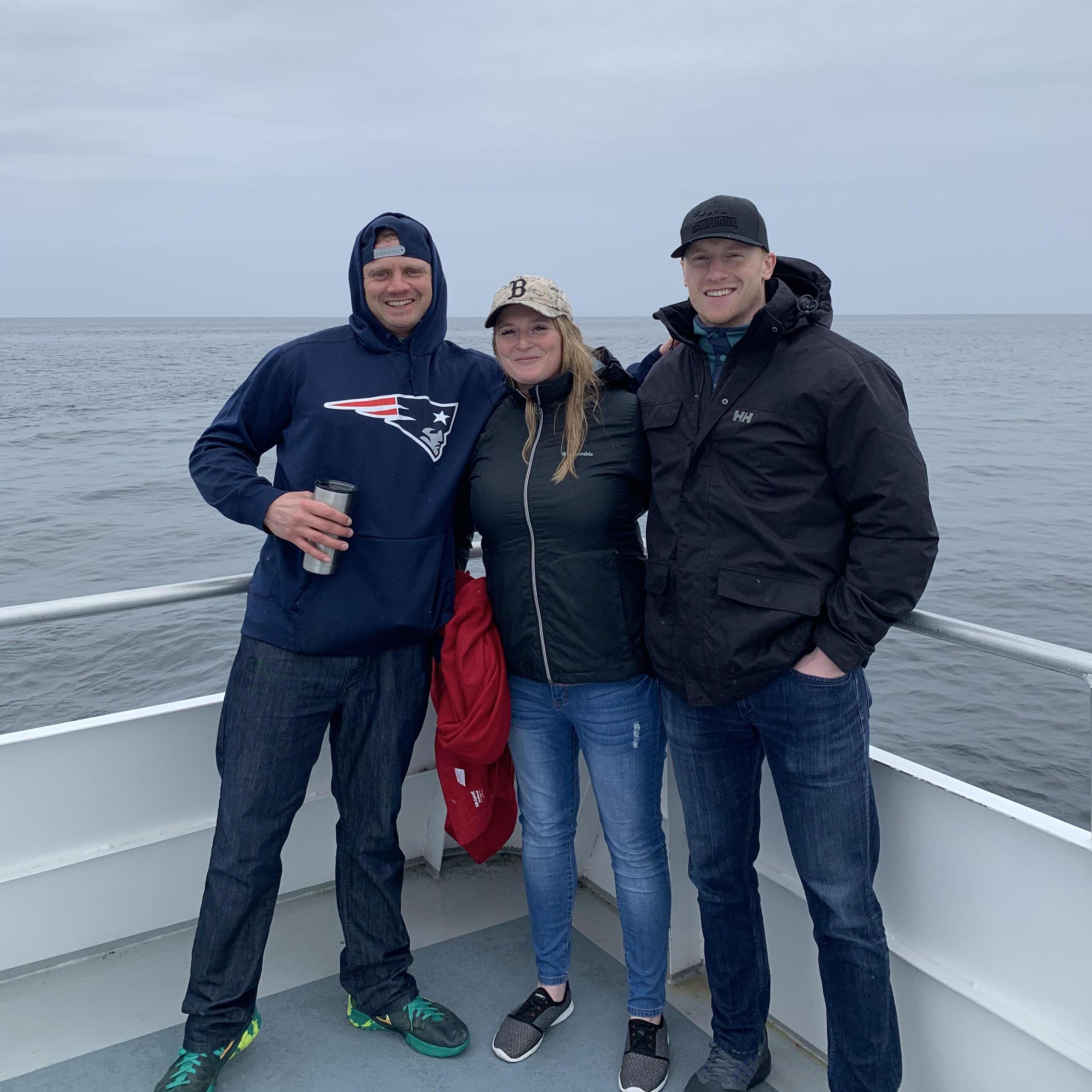 Whale watch out of Plymouth with JP and Robin