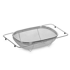 Expandable Over-the-Sink Stainless Steel Strainer