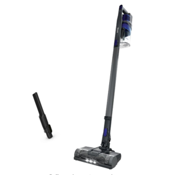 Shark Pet Cordless Stick Vacuum with XL Dust Cup, LED Headlights, Removable Handheld Vac, Crevice Tool, Portable Vacuum for Household Pet Hair, Carpet and Hard Floors, 40min Runtime, Grey, IX141