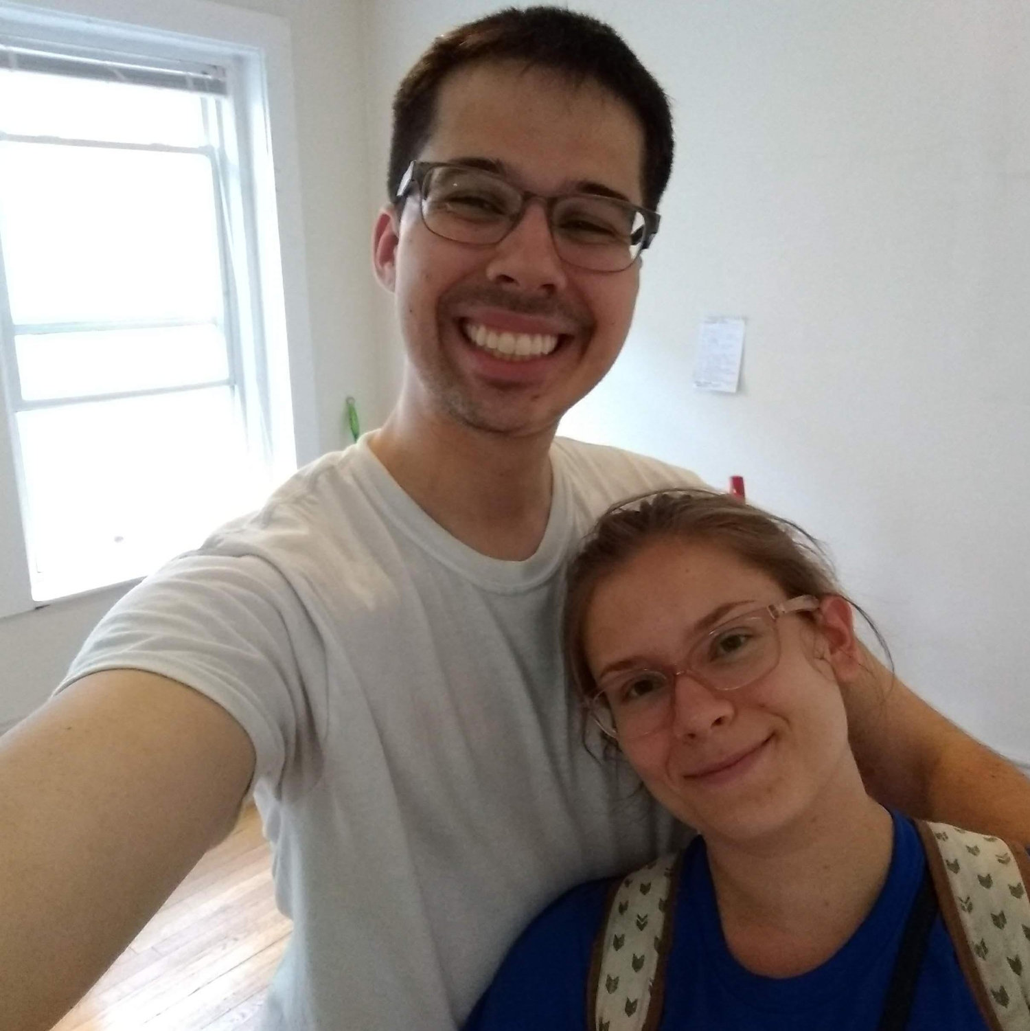 Moving out of our tiny Boston apartment in June 2018