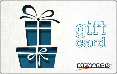 Menards Gift Card - Blue Gift Boxes