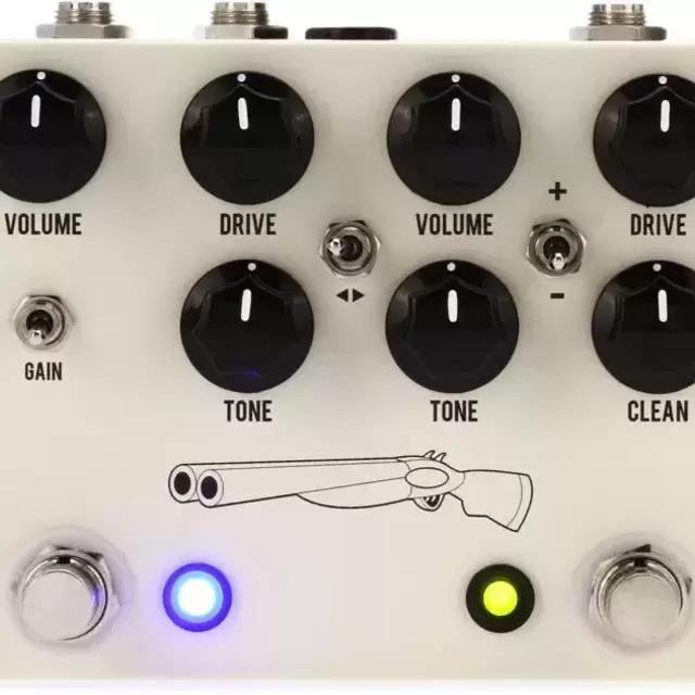 JHS Double Barrel V4 2-in-1 Dual Overdrive Pedal