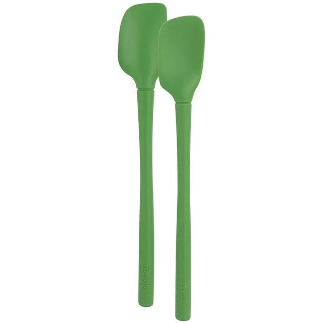 Tovolo Flex-Core All-Silicone Mini Spatula & Spoonula, Kitchen Utensil Set of 2, Heat-Resistant & BPA-Free Silicone Spatula & Spoonula, Safe for Cast Iron & Non-Stick Cookware, Dishwasher-Safe