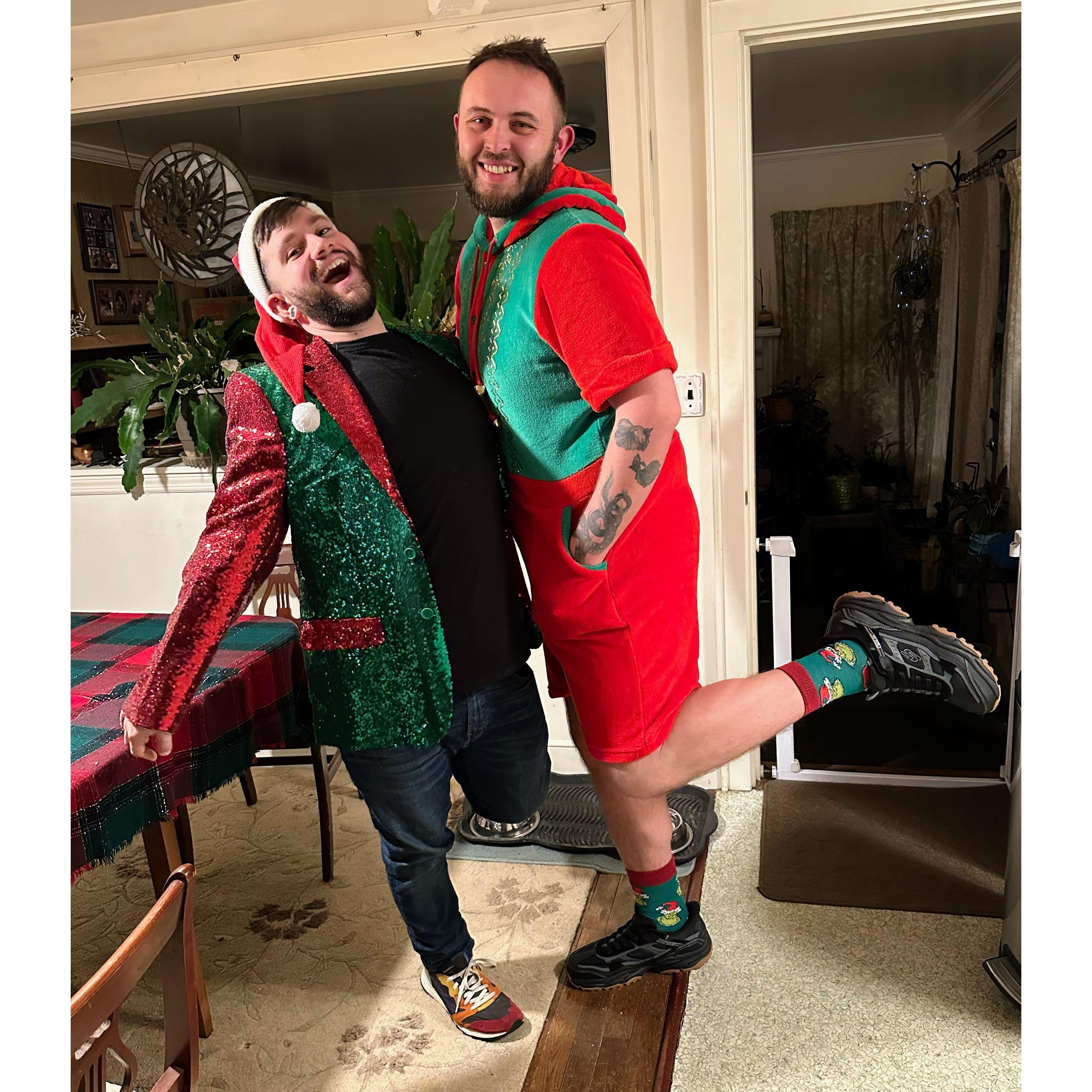 Sporting our looks for Logan & Laura's iconic Christmas Party (2024)