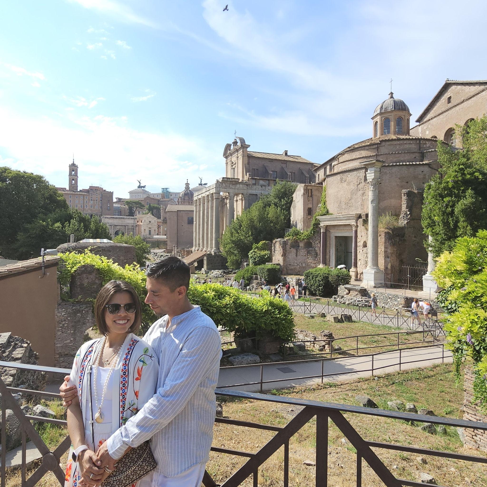 Small city outside the colosseum