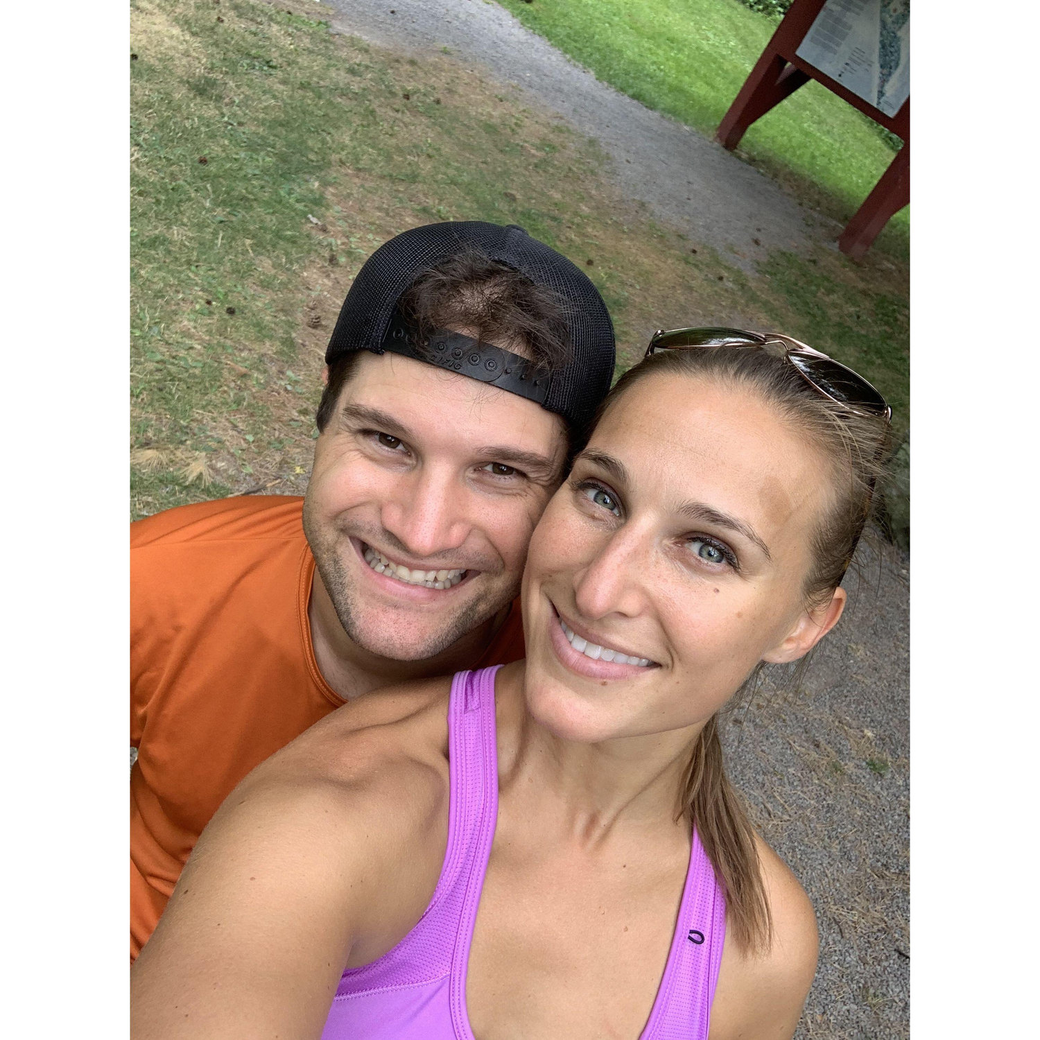 Our first hike at Corbett's Glen Nature Park and the day we officially starting dating! 8/14/2020 Rochester, NY