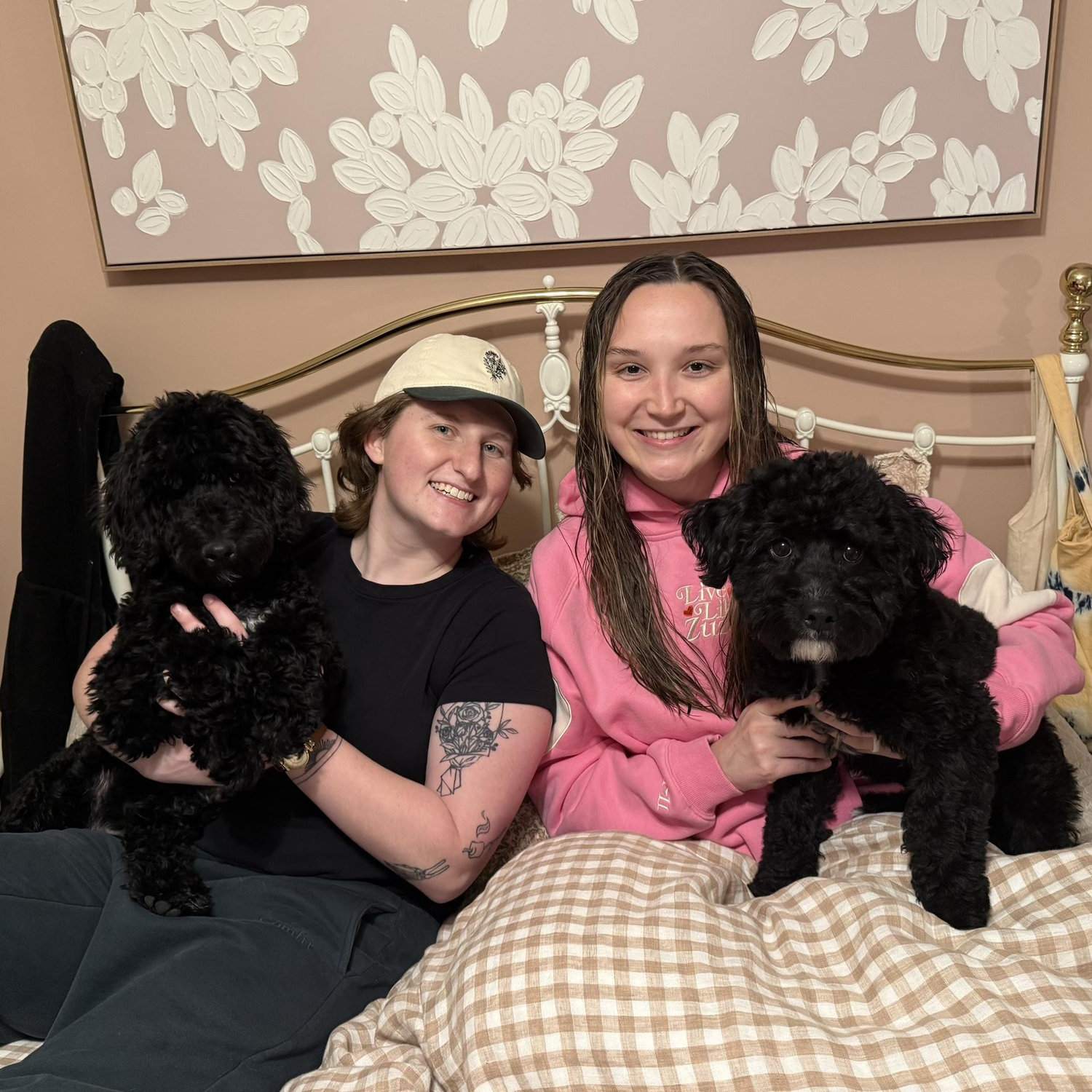First family photo with both the boys