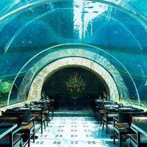 Dinner for two at Bali's first aquarium dining