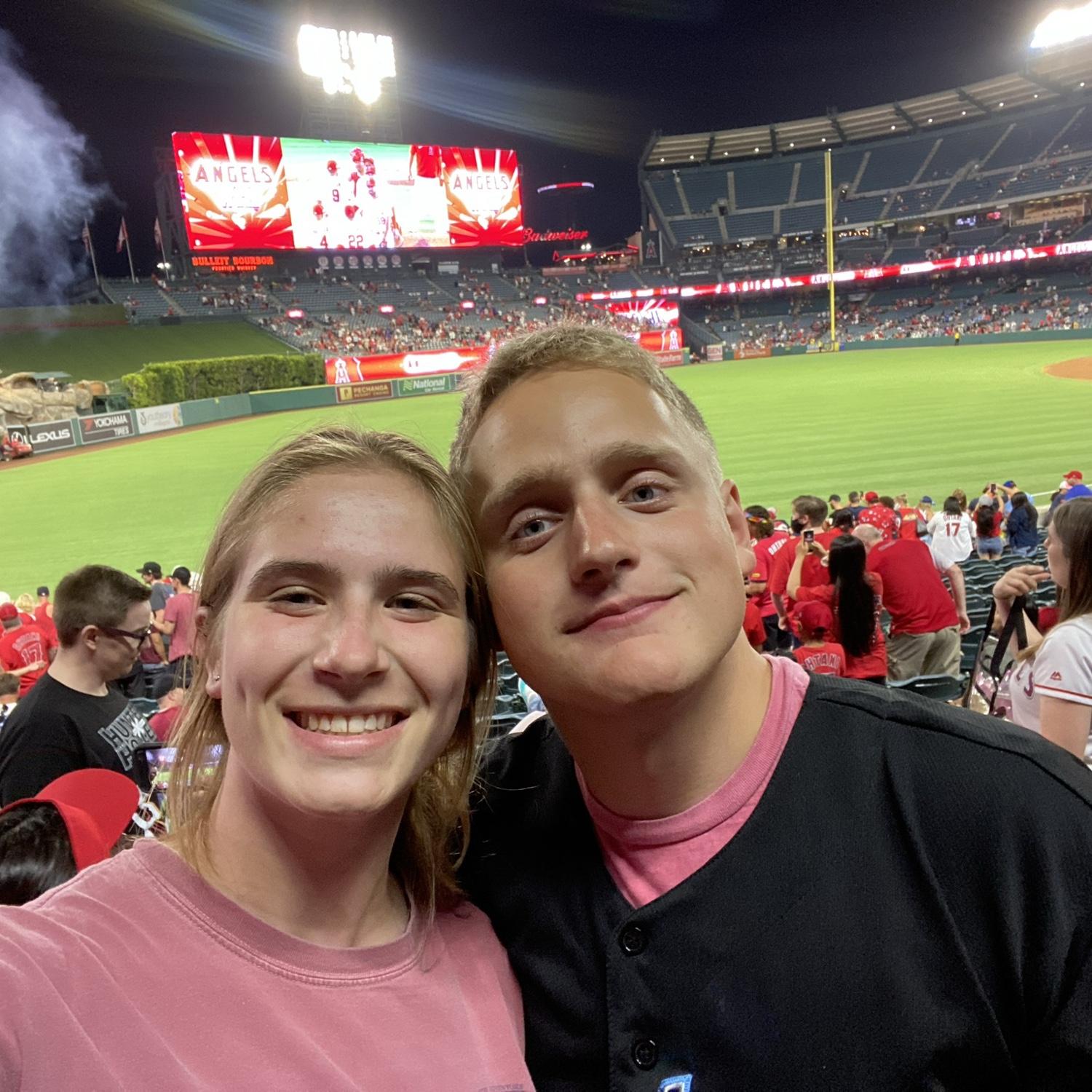 August 12, 2021 - At an Angels game