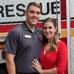 Firefighter graduation.