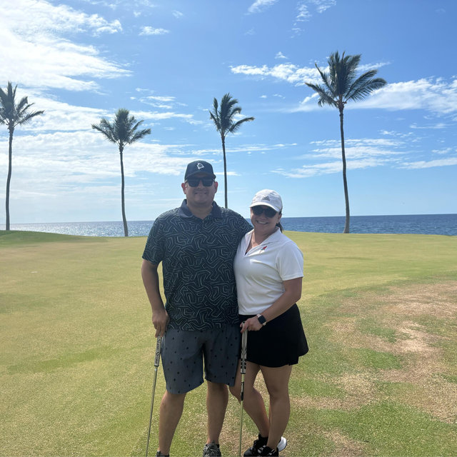 Golfing on Our Honeymoon