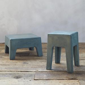 Polished Cement Stool