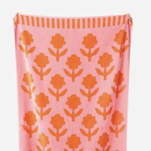 Bloom Terry Velour Beach Towel