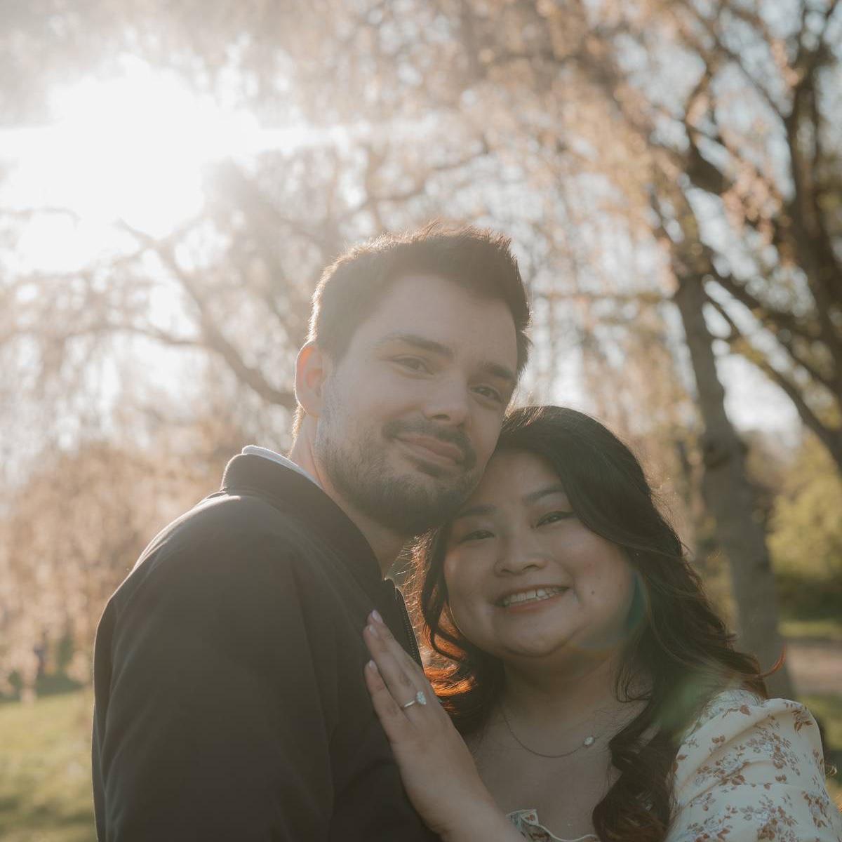 On April 11, 2026, after 2 years together, we became fiances!
