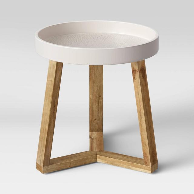 Celadine Round Cement Top Accent Table Cream - Opalhouse™