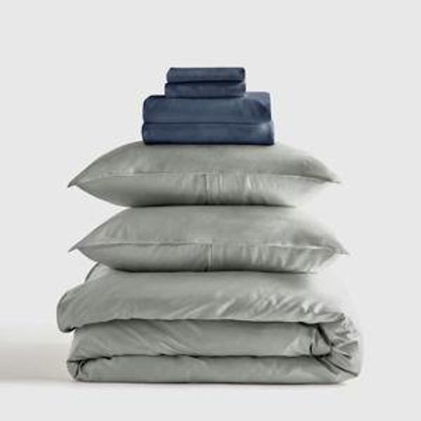 Bamboo Deluxe Bedding Bundle in Eucalyptus Size King