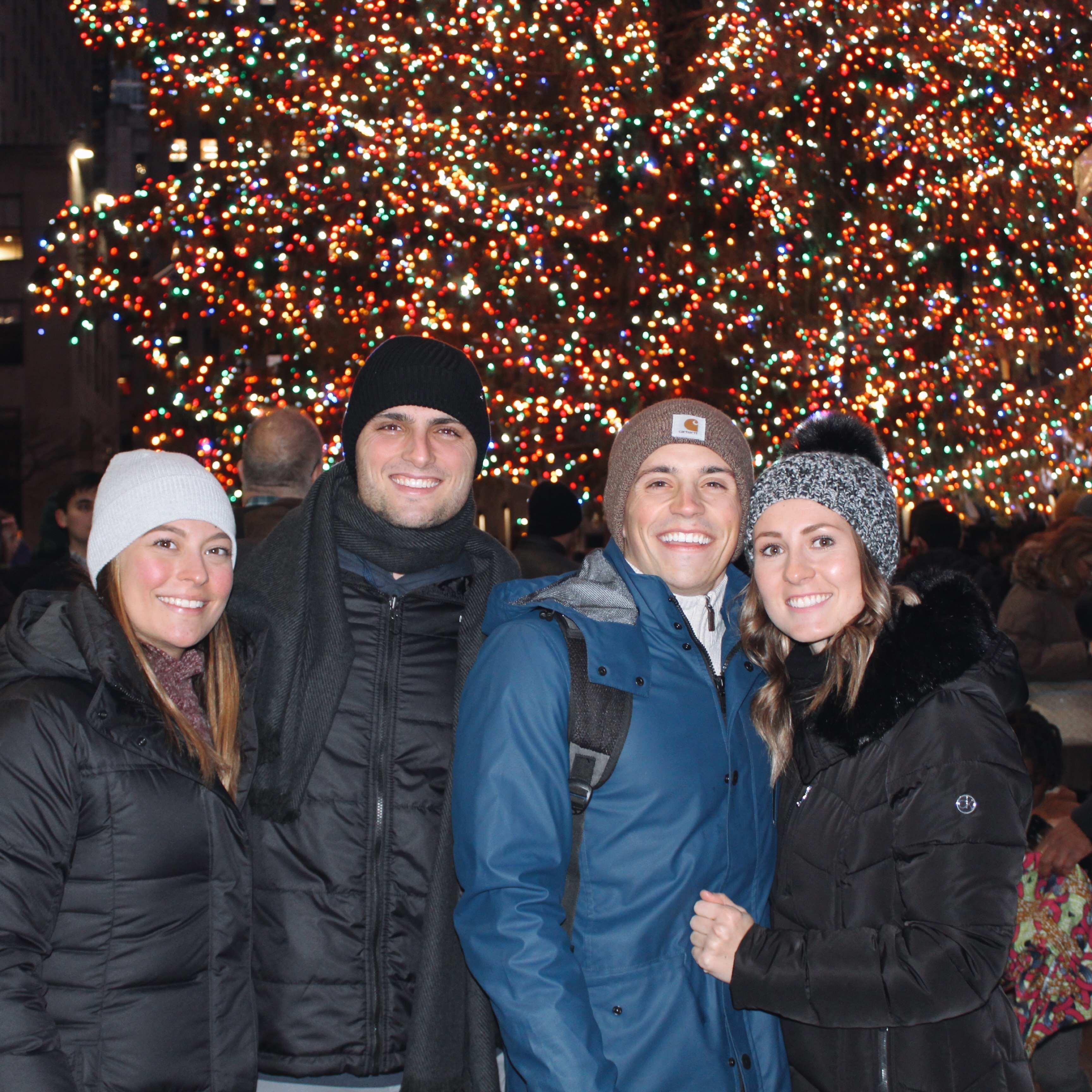 Me, Parker, Mike, and Tandy on our trip to NYC in December!