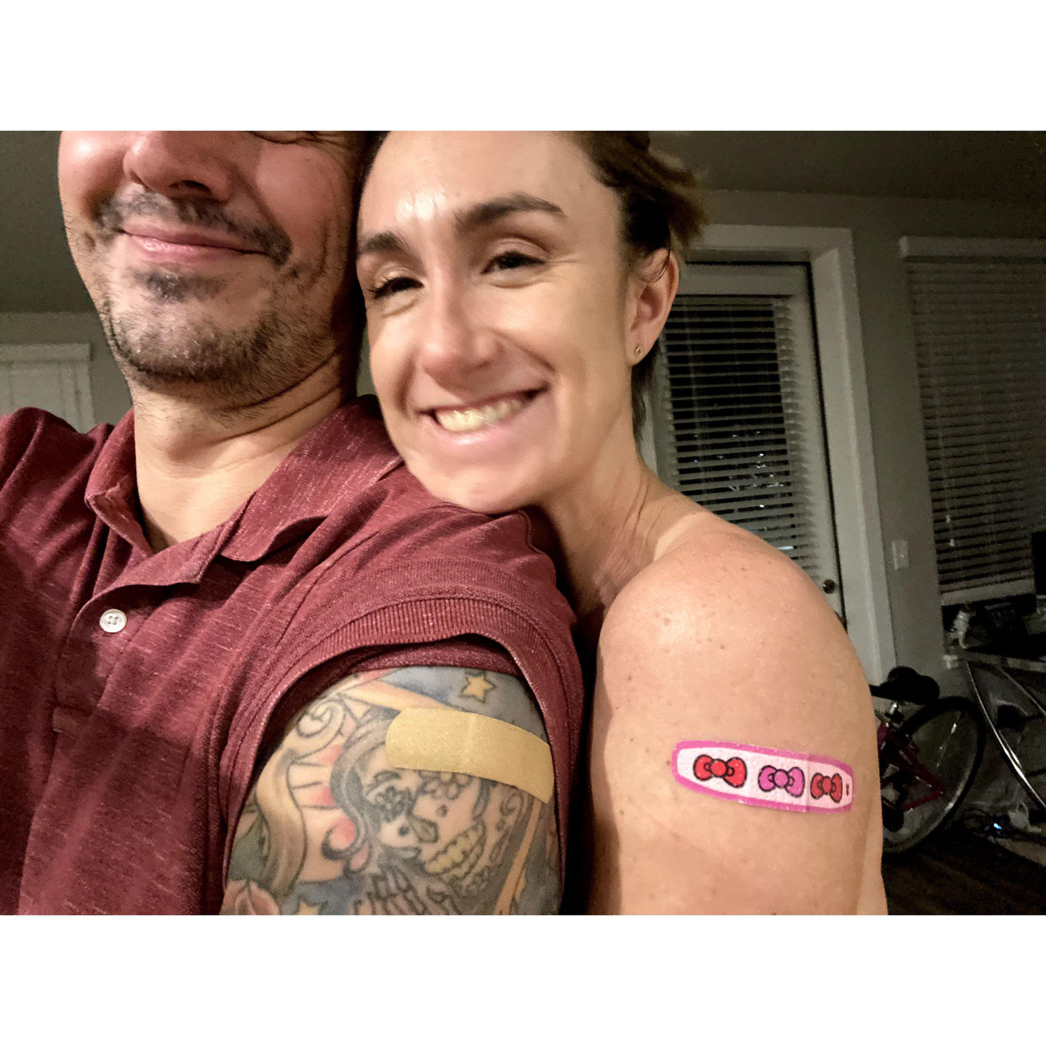Jabbed together - activated our 5G that day.