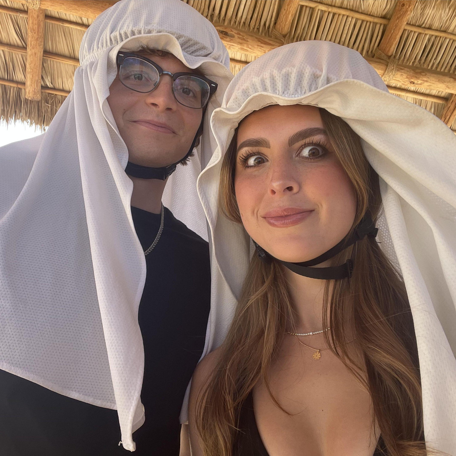Camel back riding in Mexico together!