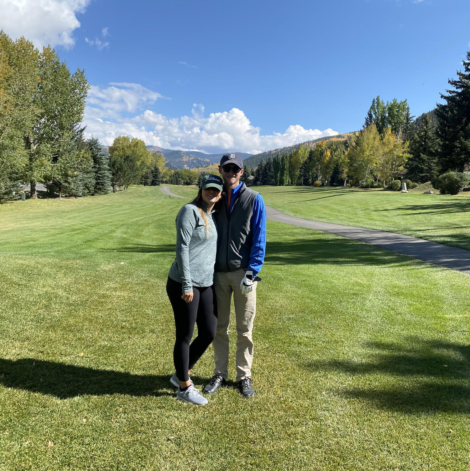 One of the many rounds of golf
