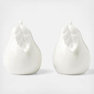 Wicker Creek Pear Salt Pepper, Set of 2