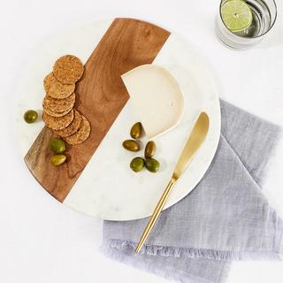 Lilly Round Serving Board