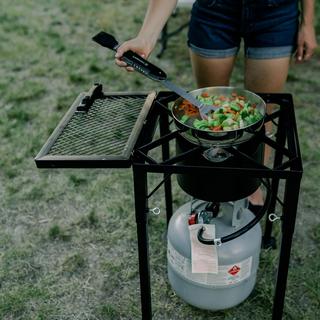 Outdoor Stove with Mesh Shelf