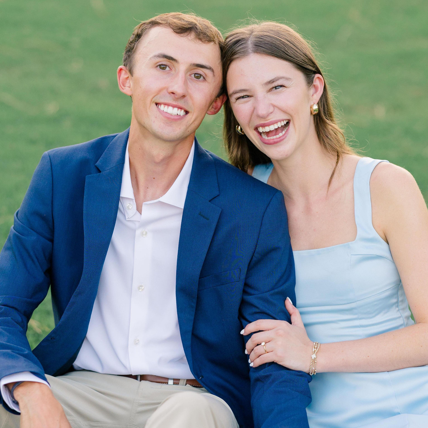 Engagement Photos at Reynolds Lake Oconee, August 2025.