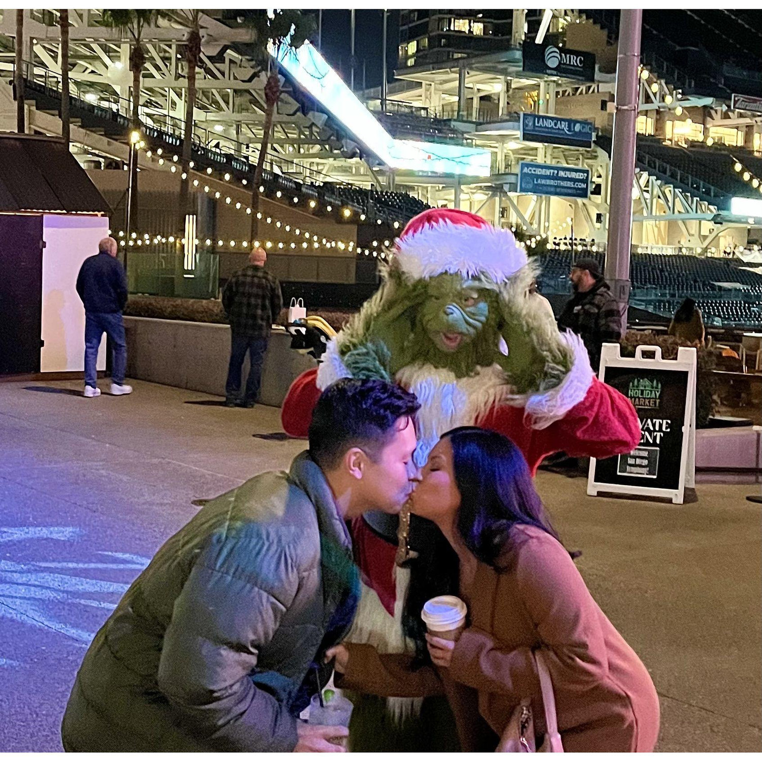 One of their favorite pictures together at a Christmas market.