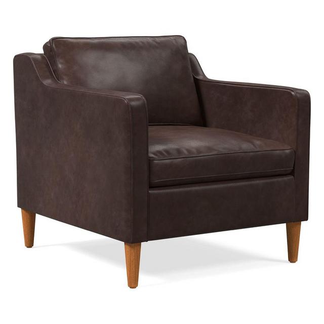 Hamilton Chair, Charme Leather, Mocha, Almond