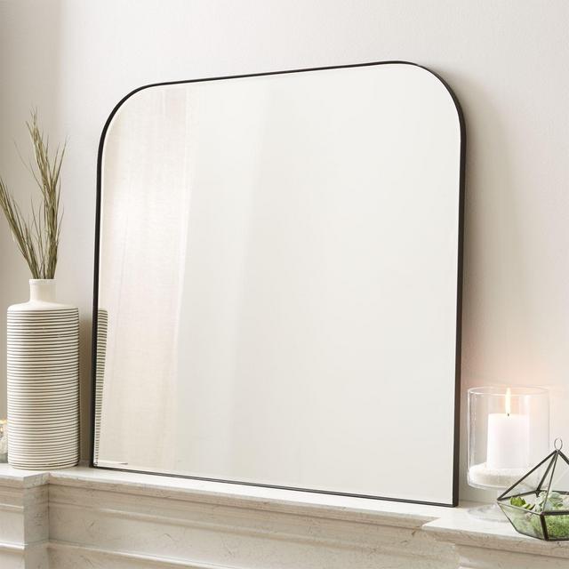 Edge Gunmetal Arch Wall Mirror