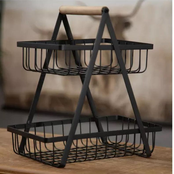 Two-Tiered Metal Basket | Hobby Lobby | 2429975